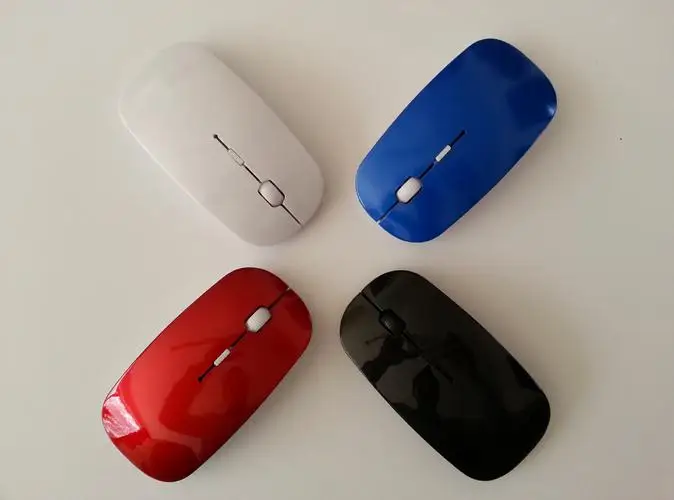 Ультратонкая Беспроводная оптическая мышь 2 4 ГГц компьютерные Компьютерные Мыши