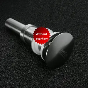 Роскошная раковина для раковины в ванную, из нержавеющей стали 304, без перелива