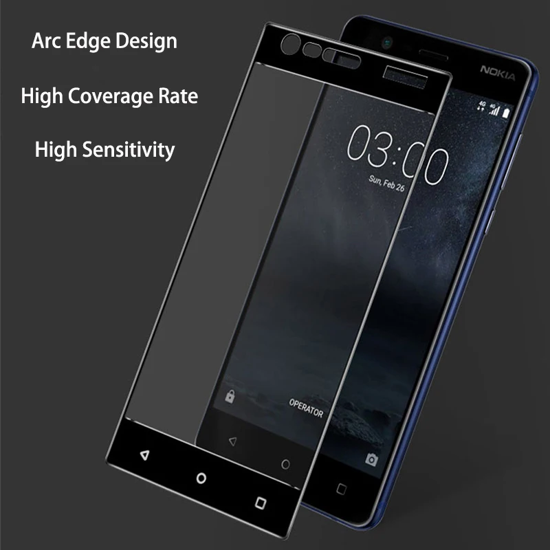 Защитная пленка из закаленного стекла для Nokia 5 7 8 на возраст 2 3 6 2018 1 Plus 5X 6X с