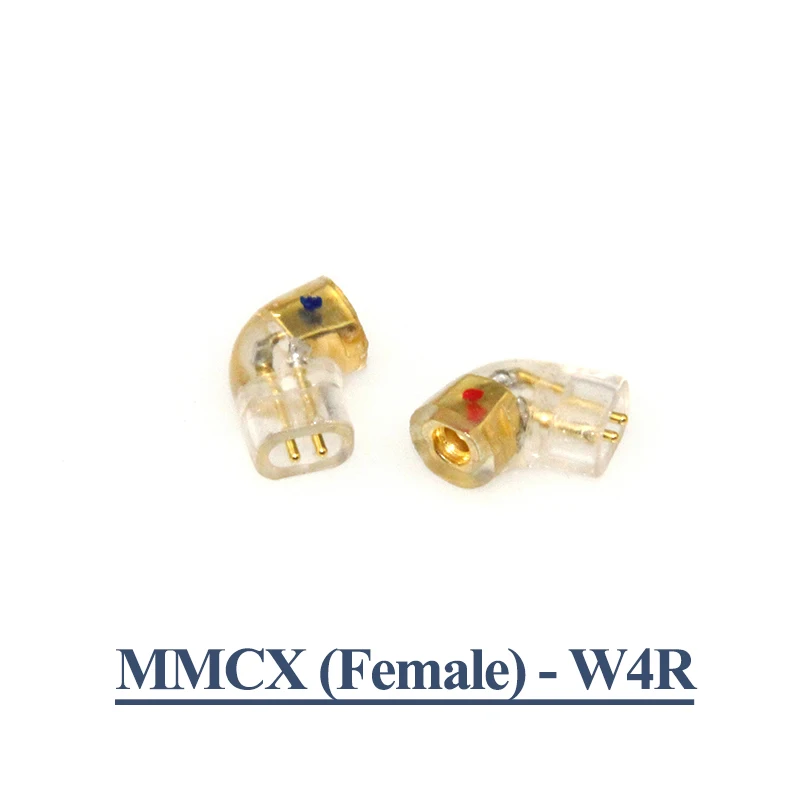 MMCX-QDC Linsoul разъем для наушников Адаптер MMCX 0,78 мм 2Pin для QDC SONY IE80 W4R JH IM FitEar TF10 A2DC - Цвет: MMCX-QDC