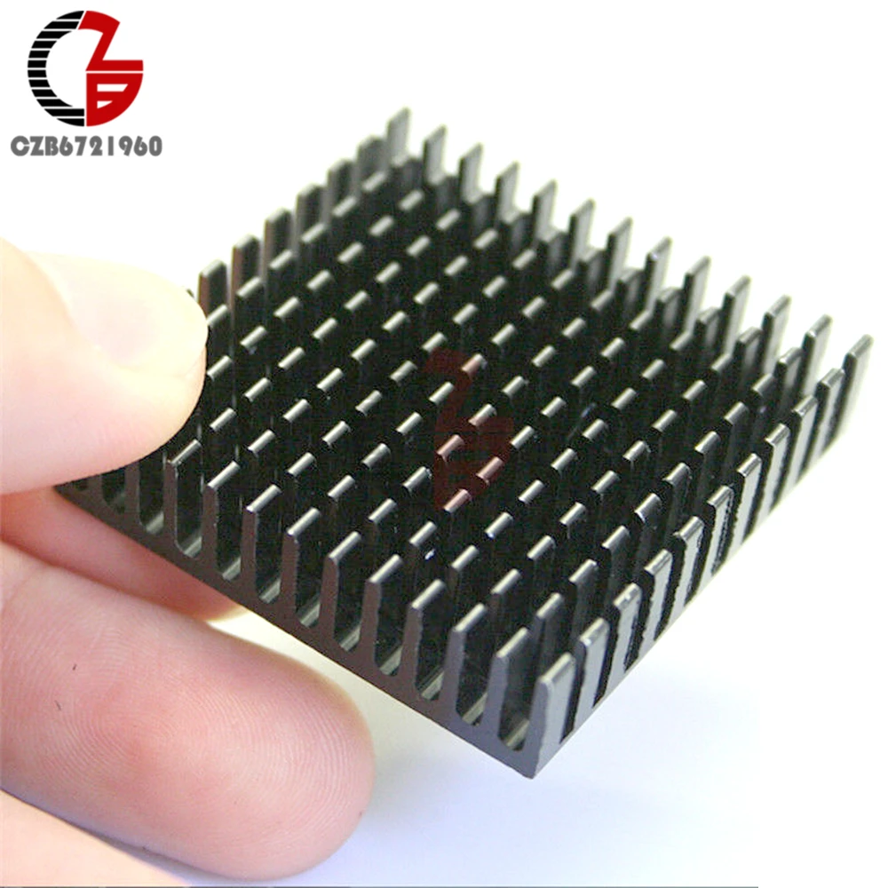 

40x40x11mm Aluminum Heatsink Cooling Heat Sink Radiator Heat Dissipation for LED Power Memory Chip IC Transistor PC Board DIY