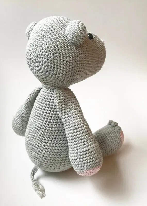 Игрушки для вязания крючком amigurumi hippo girl Номер модели 0925