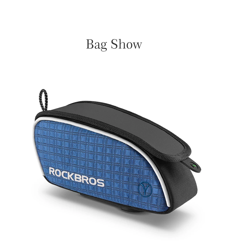 ROCKBROS велосипедная сумка непромокаемая нейлоновая велосипедная верхняя труба сумка с крышкой большая емкость для горной дороги Аксессуары для велосипеда
