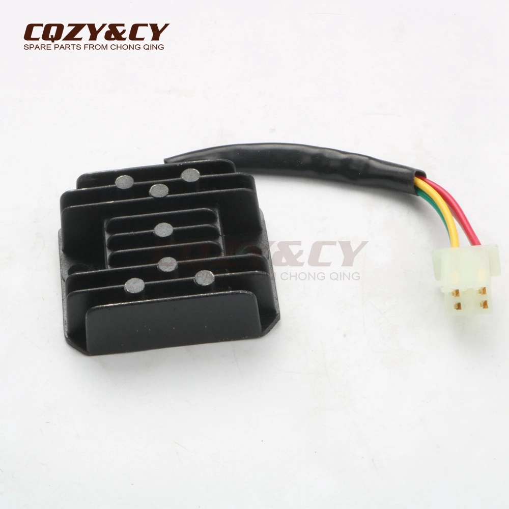 Универсальный 4 проводной двухфазный мотоцикл Регулятор выпрямителя 12V DC