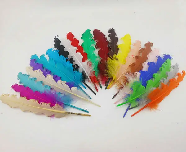 100 шт 14 18 см кудрявые Нагорно гусиные перья DIY вечерние украшения для свадьбы