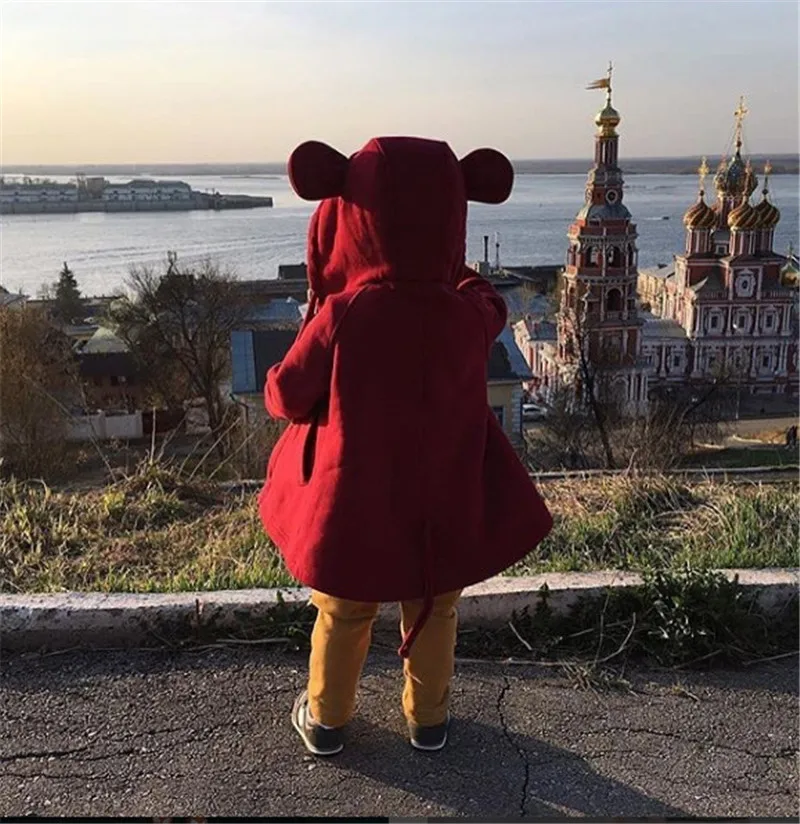 Зимняя одежда для мальчиков и девочек; детская куртка и пальто для малышей; одежда с милыми животными; осеннее пальто для малышей