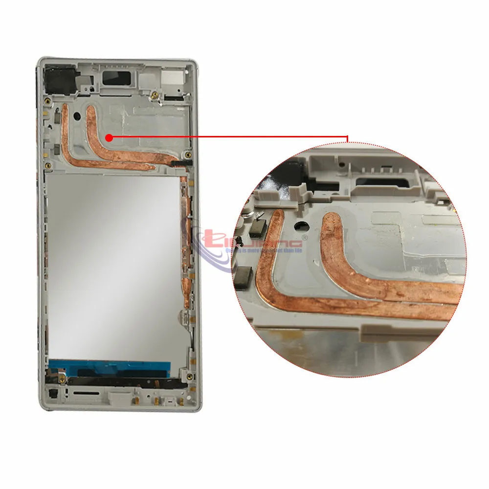 Новая передняя средняя рамка для Sony Z5 одинарная/двойная E6603 E6653 E6633 E6683 Крышка