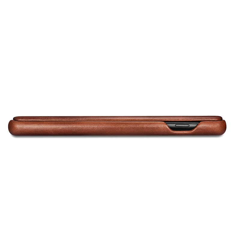 ICarer чехол для Samsung S10 Plus Винтажный из натуральной кожи с закругленными краями и