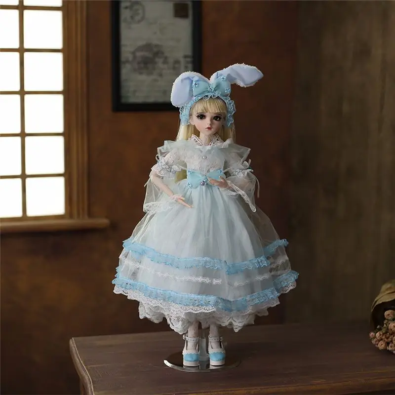 could change eye BJD кукла 1/3 карие глаза с BJD одежда парики обувь макияж ручной работы красота игрушки силиконовые Reborn кукла игрушка для детей - Цвет: could change eye