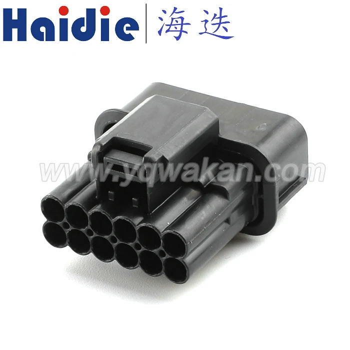 

1set 12pin auto plastic wiring harness waterproof plug electric cable sealed connector 6181-6784