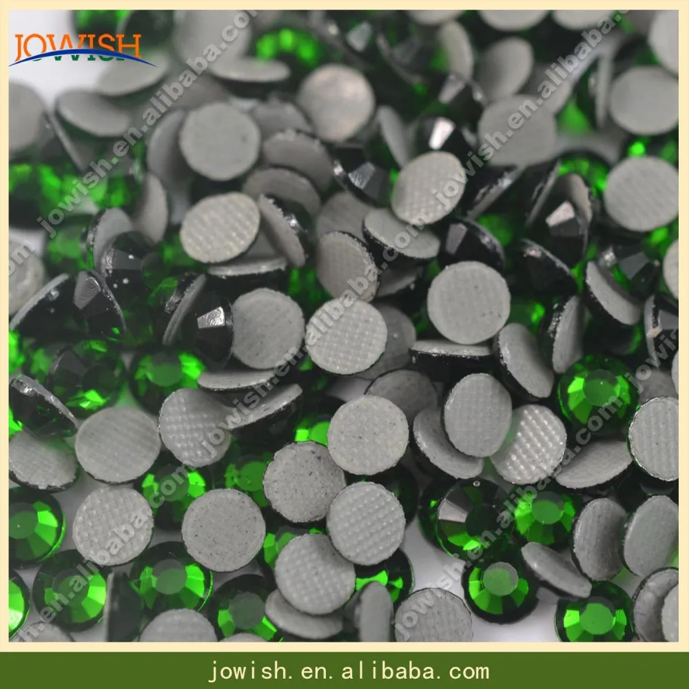 SS6 до SS30 Зеленый корейский переводной Камень Кристалл Стразы горячей фиксации s