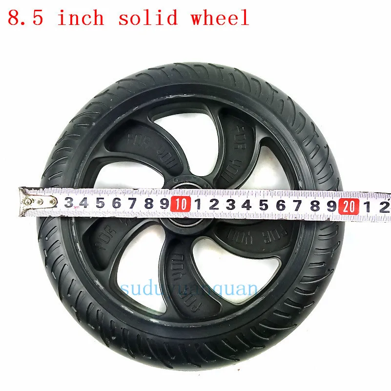 KUGOO S1 S2 S3 Folding E-scooter rear wheel with axle 8.5 inch Electric Scooter solid tire and hub
