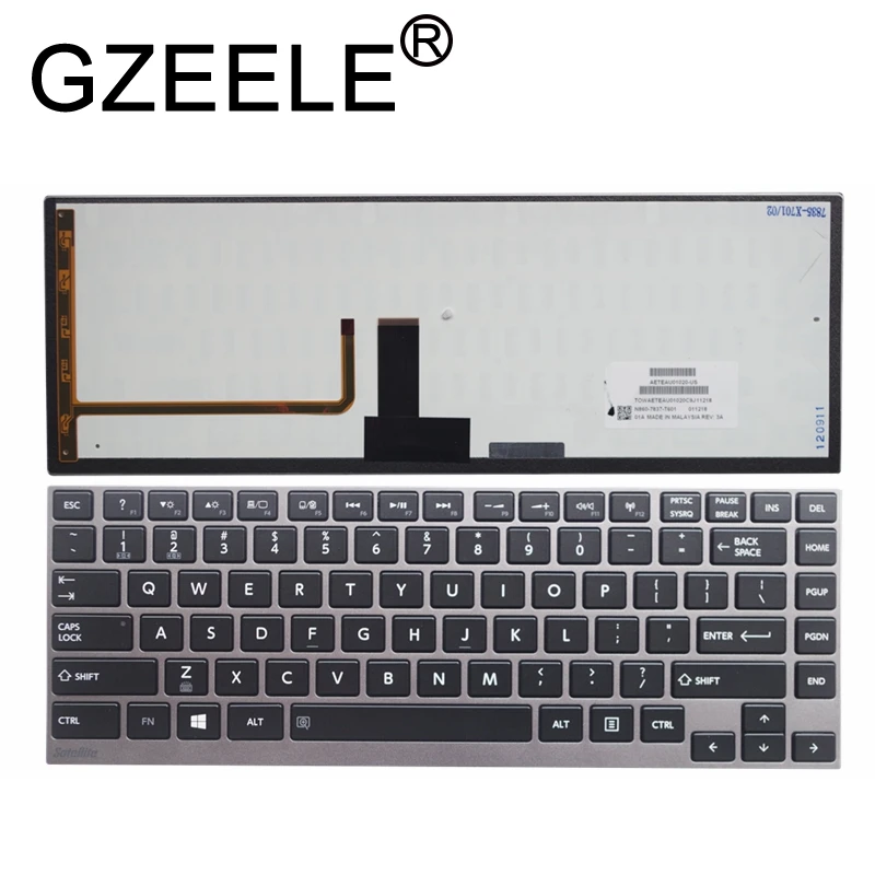 QH US клавиатура с подсветкой для Toshiba Satellite U800W U845 U900 U920 U920T U940 R830 Z935 U835 Z835 R835 R700 U800 |