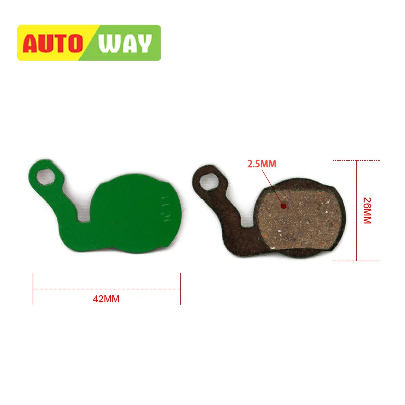 Осенние 2 пары MTB велосипедные дисковые Тормозные колодки для MAGURA LOUISE 2007 BAT CARBON 2008