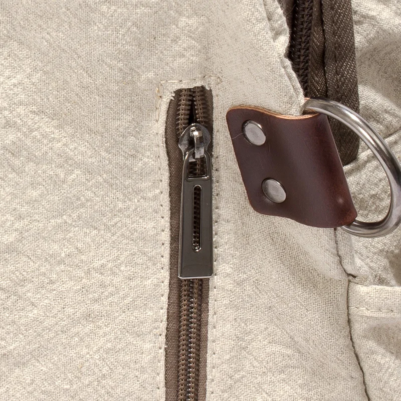 Для женщин большой Винтаж Холст Рюкзак Multi сумка белый хлопок ткань Bagpack женщина