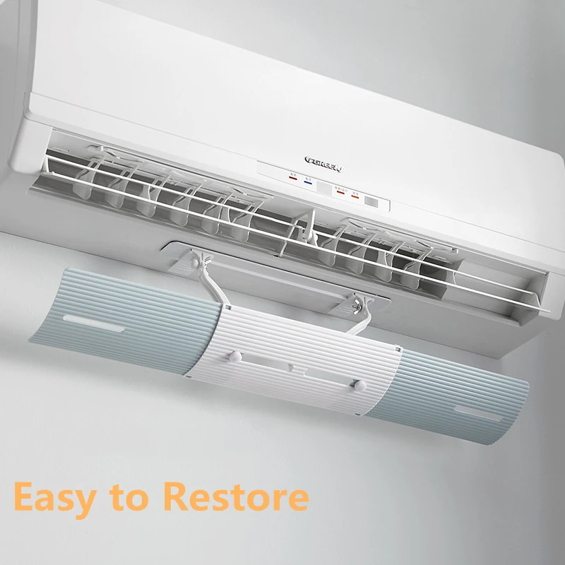 Регулируемый Чехол для кондиционера 70 см прямой щит от ветра Защитная панель