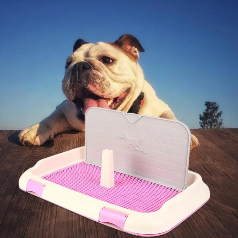 Портативный собачий Кот унитаз писсуар горшок для ванной поднос домашних