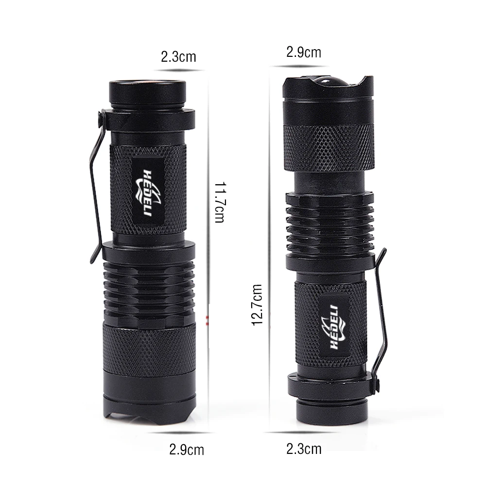 Zoom mini xm l2 светильник вспышка светодиодный фонарь 5 режимов 3800 люменов
