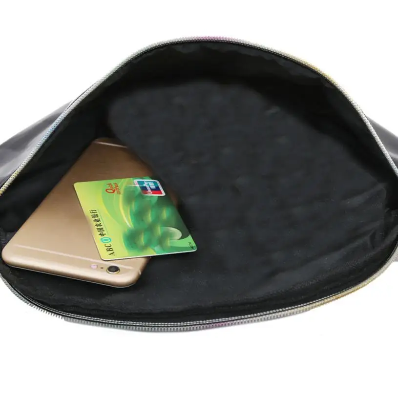 Последняя мода унисекс нейлоновая поясная сумка из лазерной кожи на плечо