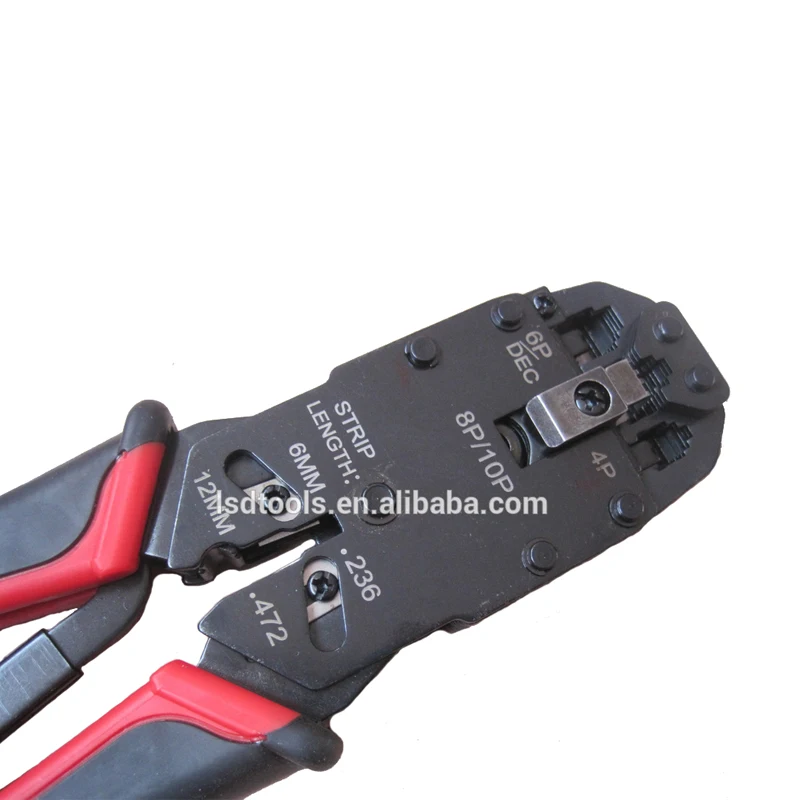 Модульная обжимные плоскогубцы RJ11 RJ12 RJ45 обжимной инструмент для резки кабеля