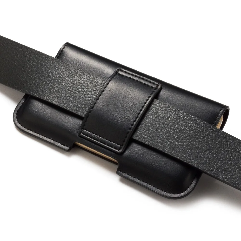 Чехол-кобура для телефона для iPhone 11 Pro Max X XS XR 8 6S 7 Plus из горизонтальной кожаной сумки для мужчин и женщин на поясе 3 4s 5 5s SE.