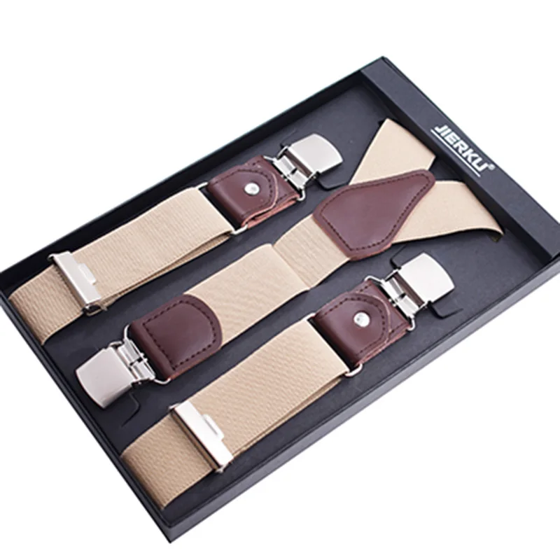 Deepeel 1 шт., 3,5*120 см, регулируемая эластичная Подвеска для взрослых, мужские ремни y-образной формы, Эластичные подтяжки, 3 зажима, подтяжки для штанов