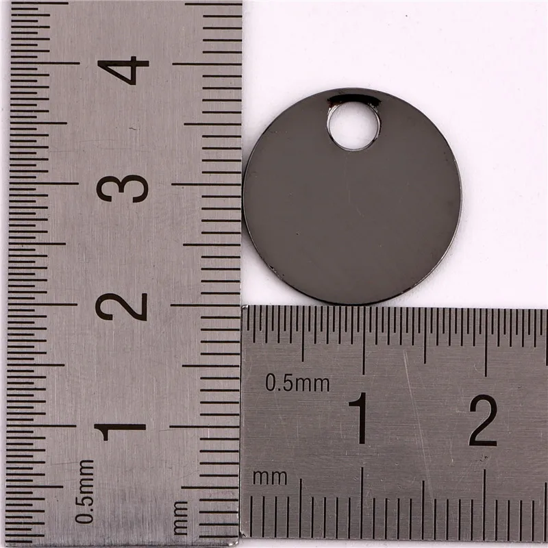 Пустые круглые подвески соединители 50 шт./лот 18 ММ золотого/серебряного цвета