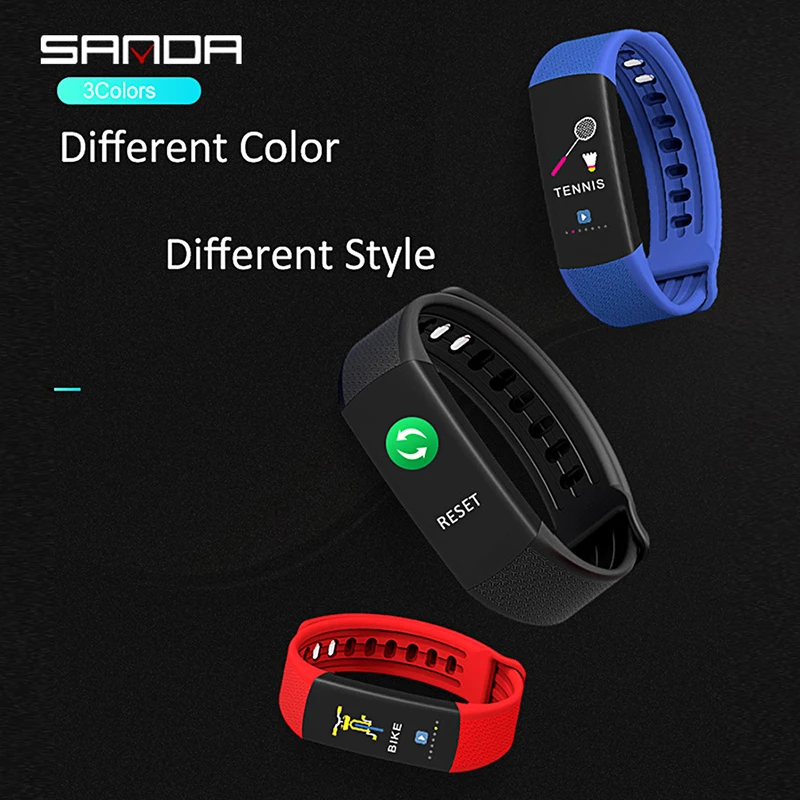 Смарт часы SANDA B6 с сенсорным экраном модные мужские и женские Bluetooth студенческие