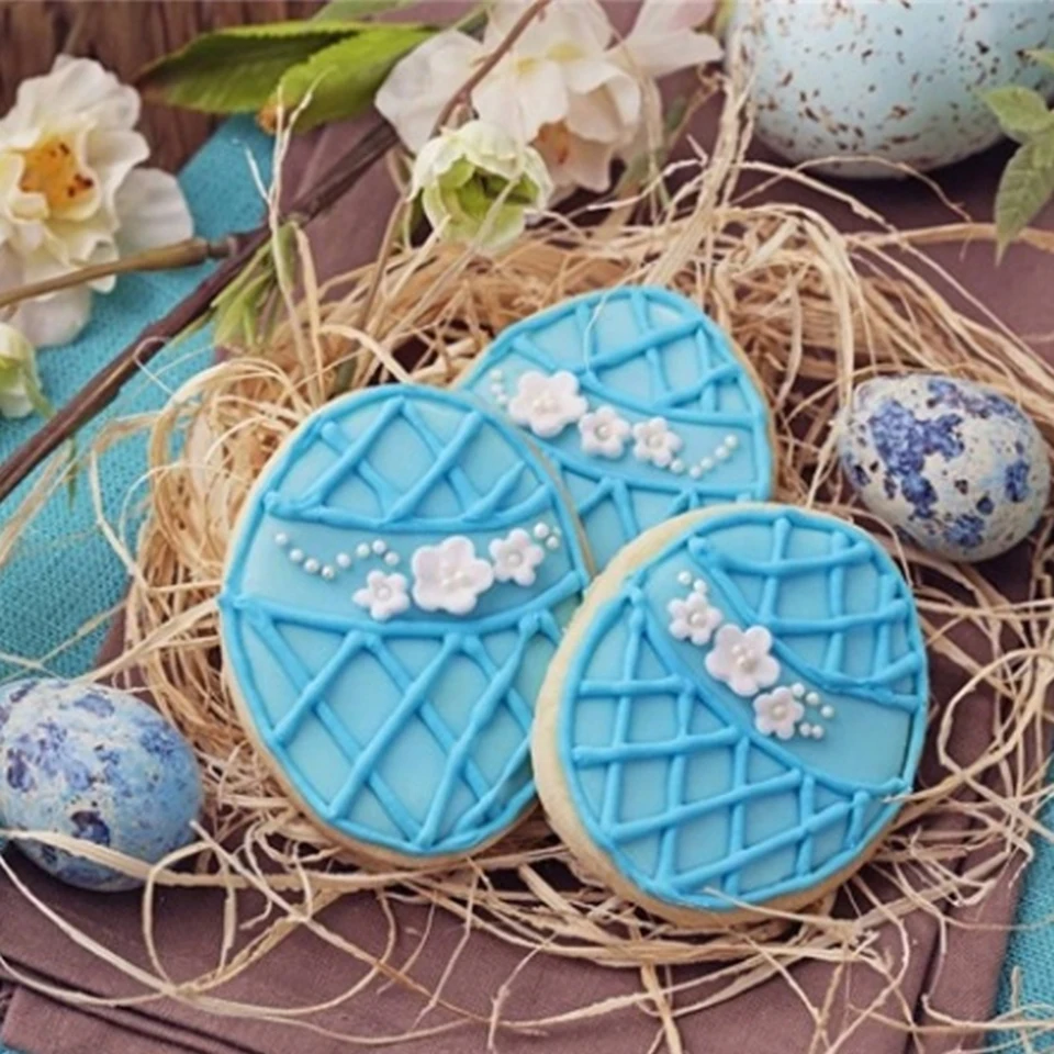 Формочки для печенья из нержавеющей стали Пасхальной вечеринки инструменты с