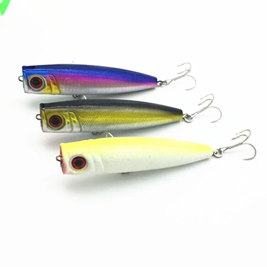 

3PCS*120mm/38g Topwater Floating Popper Fishing Lure Big Game Saltwater Sea Fishing Lure Wobblers Lure Isca Pesca Crankbait