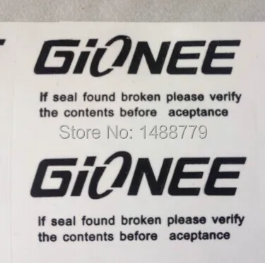 

1000 PCS/Lot universal mobile phone seal label sticker gionee 40mmX20mm delivery free of charge
