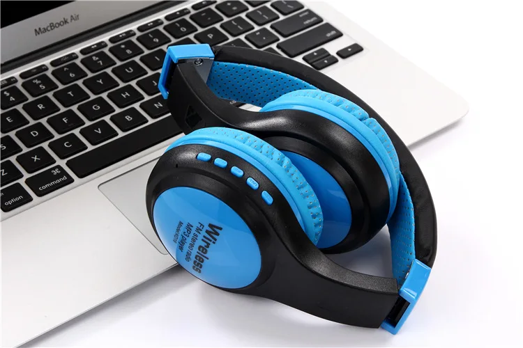 Складной Беспроводной Bluetooth наушники с микрофоном Поддержка SD карта fm радио MP3