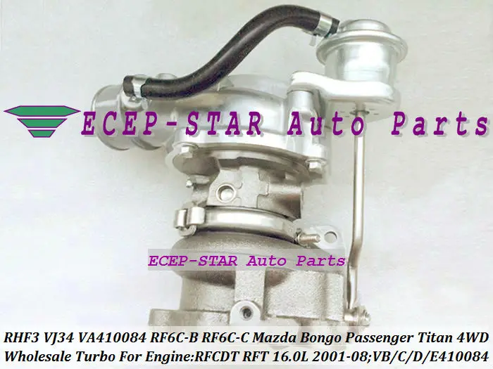 RHF3 VJ34 VB410084 VC410084 RF6C B RF6C13700B RF6C13700C Turbo для MAZDA Bongo пассажирский Titan 4WD 01 08 RFCDT RFT 16.0L|turbo