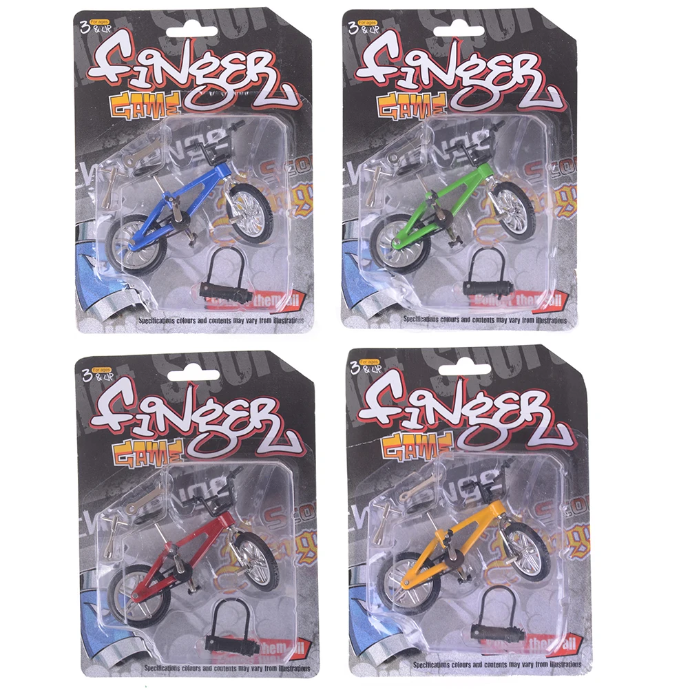 1 шт. мини Пальчиковый BMX велосипед Флик Trix Finger Bikes игрушки модель велосипеда Tech Deck
