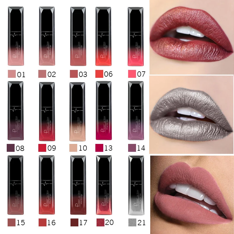 Матовая жидкая губная помада 21 цвет водостойкий макияж сексуальные красные губ