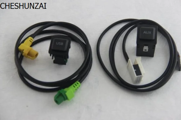 Бесплатная доставка RCD510 + 310/315 AUX USB переключатель с проводным кабелем для Golf MK6 5KD