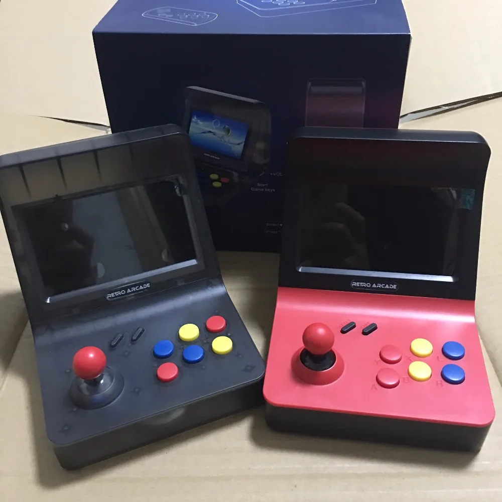 Портативный ретро игровая консоль 4 3 дюймов 64bit 3000 видеоигры классический мини