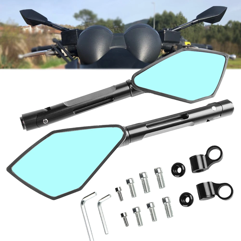 

Motorcycle mirror CNC side Rearview For Suzuki B-King yamaha YZF-R1 kawasaki z750 z800 Honda BMW ST1300 Ducadi Monster 796