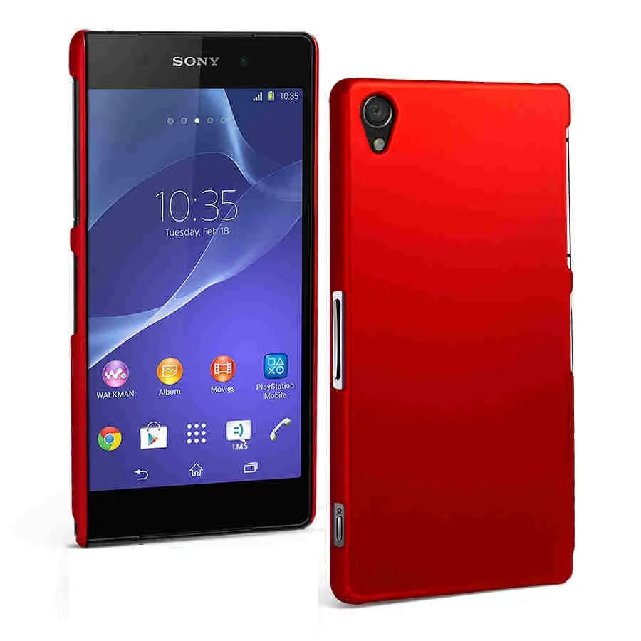 LANCASE For Sony Xperia Z3 Compact Case Candy Plastic Rubberized PC Hard Z5 Premium Frosted |