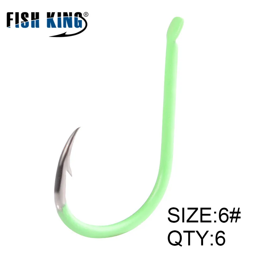 FISH KING 5 сумка 3/0#-6# бритва острый из высокоуглеродистой стали зеленый рыболовный крючок ISEAMA Карп Pesca Peche Anzol снасти - Цвет: as photo