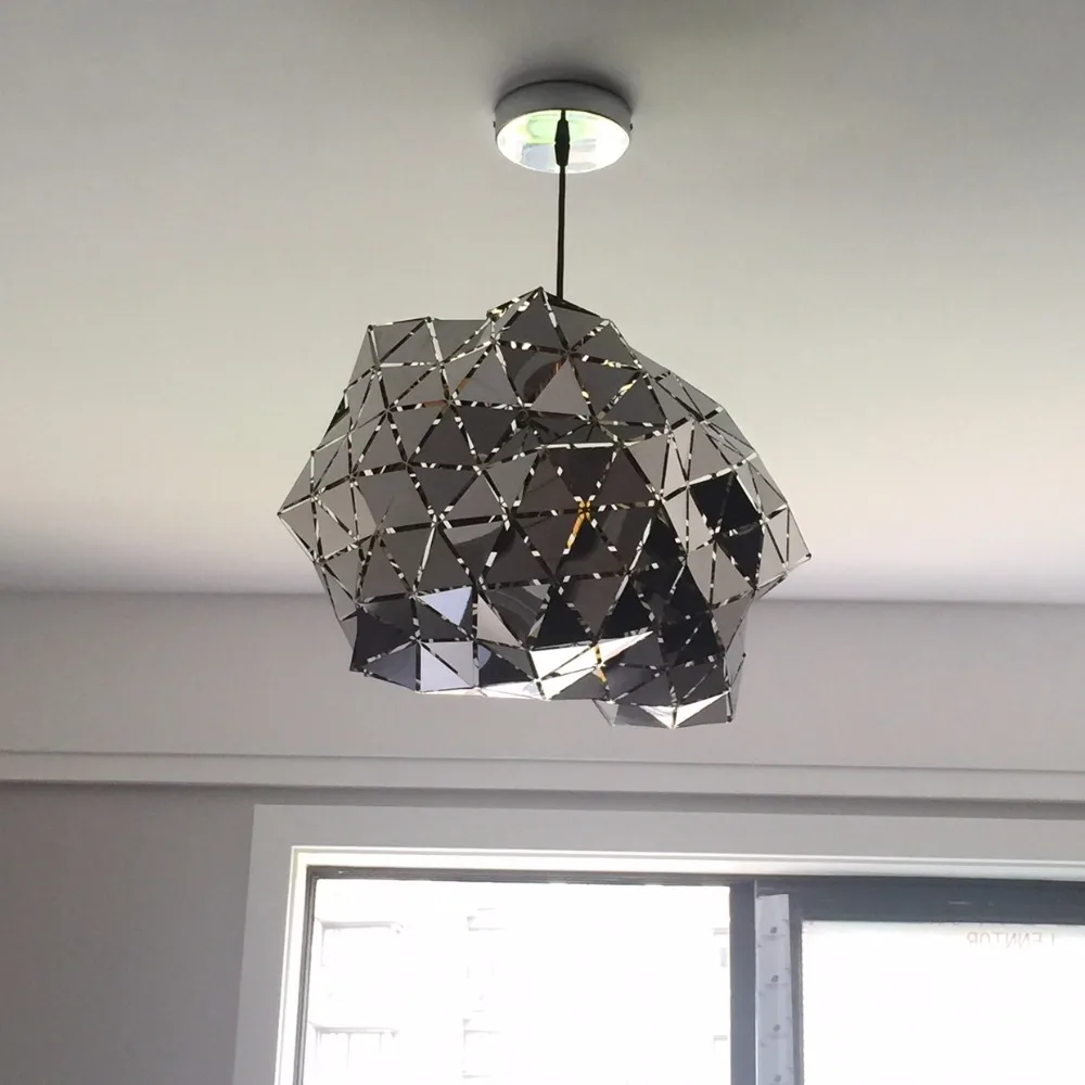 Современный роскошный светодиодный подвесной светильник из стали E27 Lustre Luminaria, светодиодный подвесной светильник