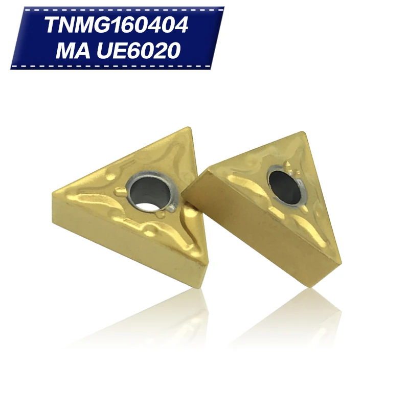 50 шт. TNMG160408 TNMG160404 MA VP15TF UE6020 US735 внешние токарные инструменты карбидные вставки