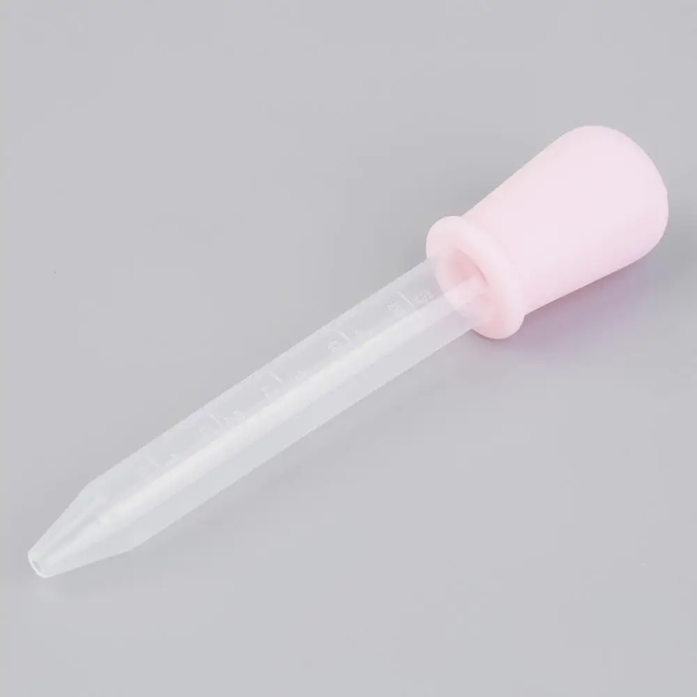 5ML Clear Silicone Plastic Baby Medicine Dropper Spoon Pipette Liquid Food Burette 2 Colors | Мать и ребенок