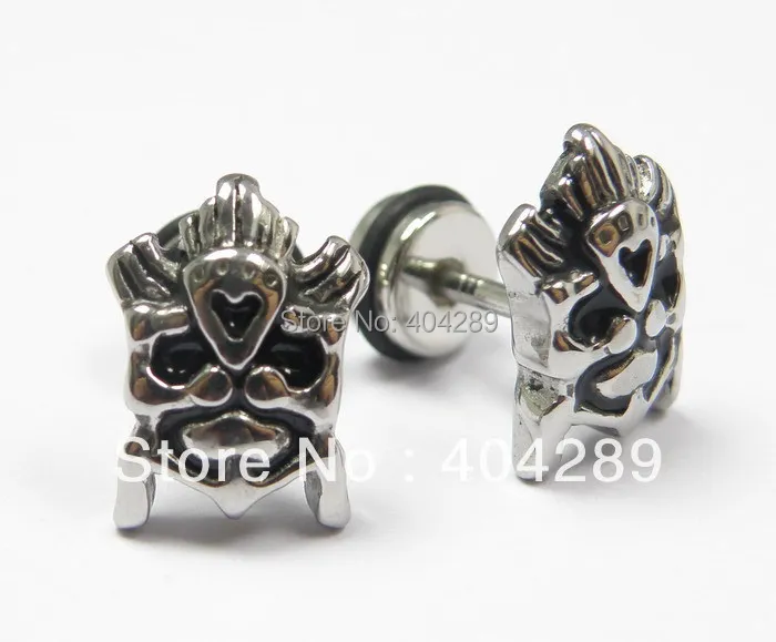 10 шт мужские серьги гвоздики из нержавеющей стали ювелирные изделия для тела|stud