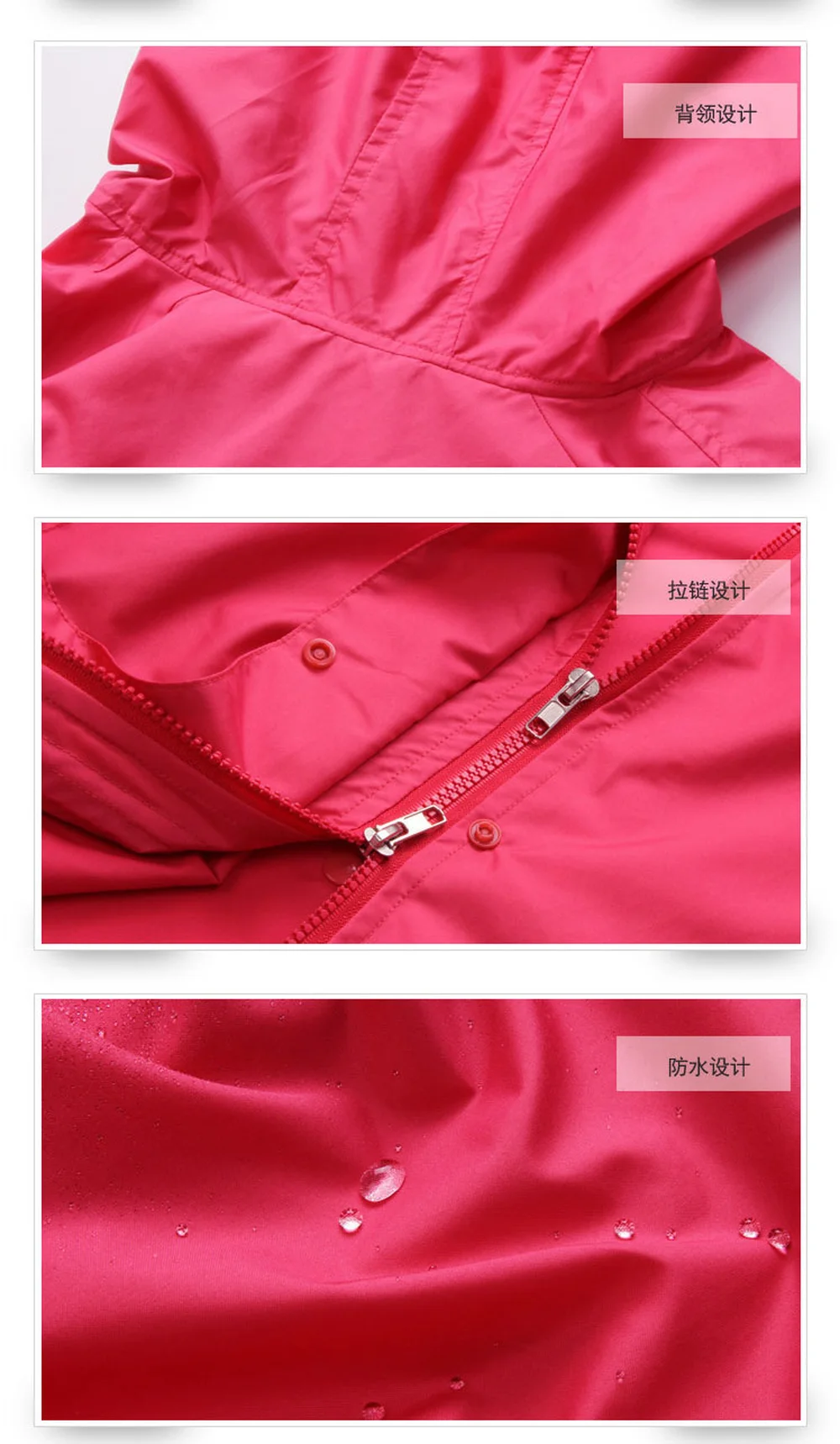 Тонкий дождевик с капюшоном Женский в горошек водонепроницаемый уличный женский