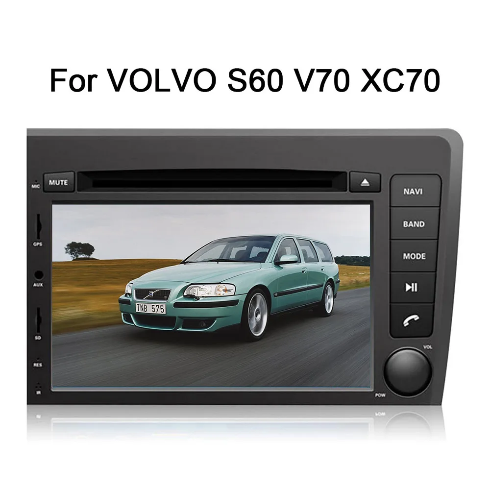 Автомобильный DVD-плеер 2 din Android 9 0 GPS-навигация для Volvo S60 V70 XC70 2000-2004 мультимедиа