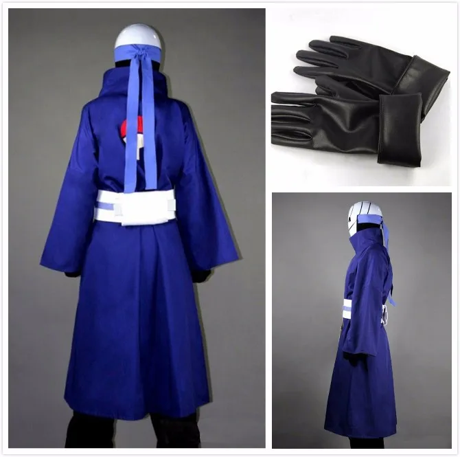 Uchiha Obito Косплей Наруто Shippuden Uchiha Obito Madara косплей костюм, полный набор на заказ маска в комплекте