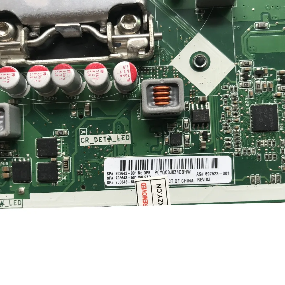 SZWXZY для HP Pro Универсальный 400 G3 MT 703643 001 материнская плата настольного компьютера
