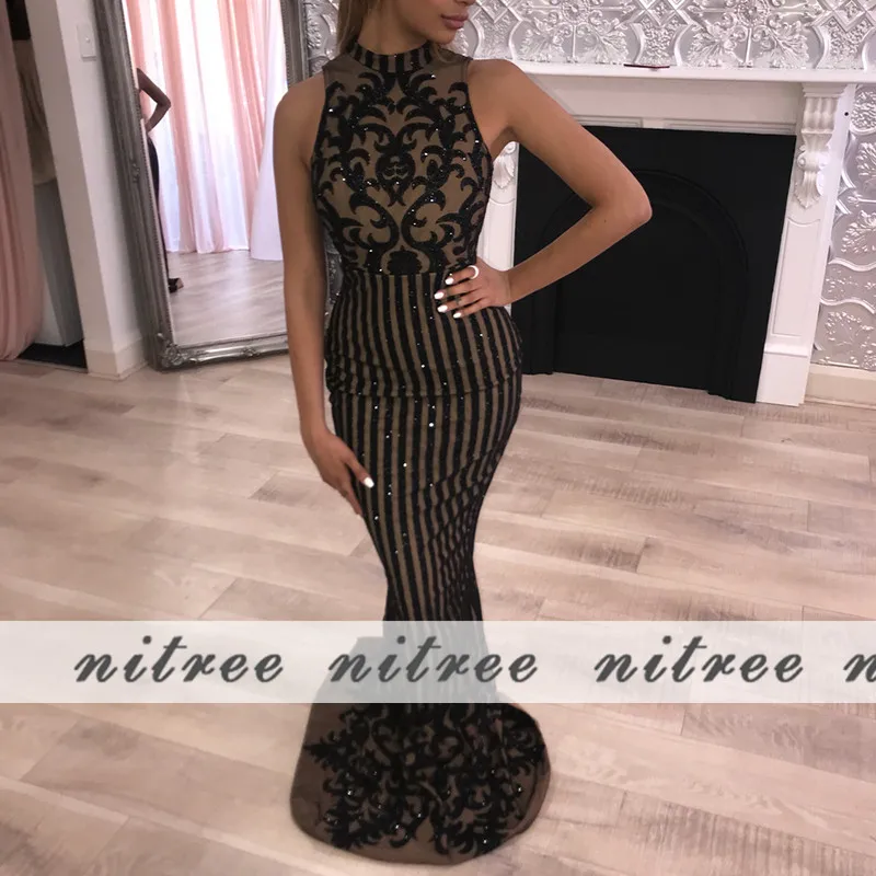 Мусульманское Вечеринка Платья для женщин 2018 Bling Блёстки кафтан Абаи в Дубае