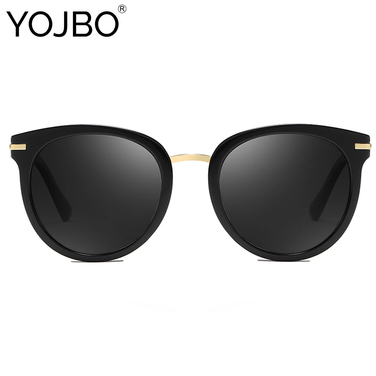 YOJBO Круглые Солнцезащитные очки поляризованные женские 2019 Роскошные винтажные